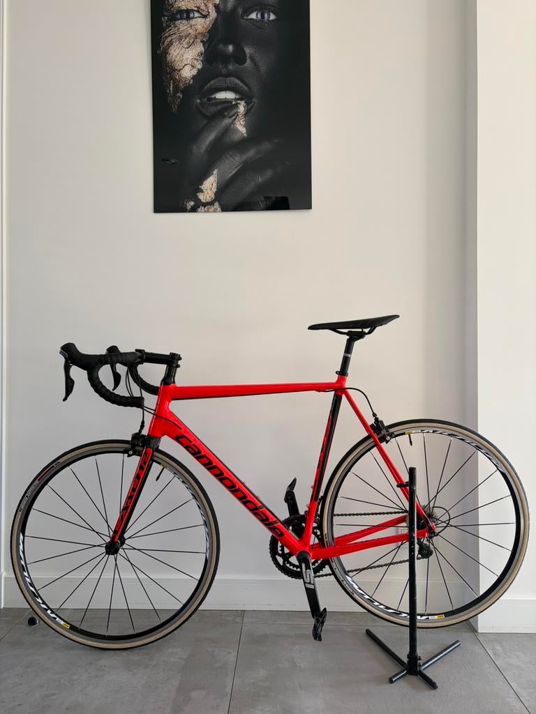 Cannondale Caad 12 Acid Red 2017 frame 58 topstaat!!!, Vélos & Vélomoteurs, Vélos | Vélos de course, Comme neuf, 28 pouces, Aluminium