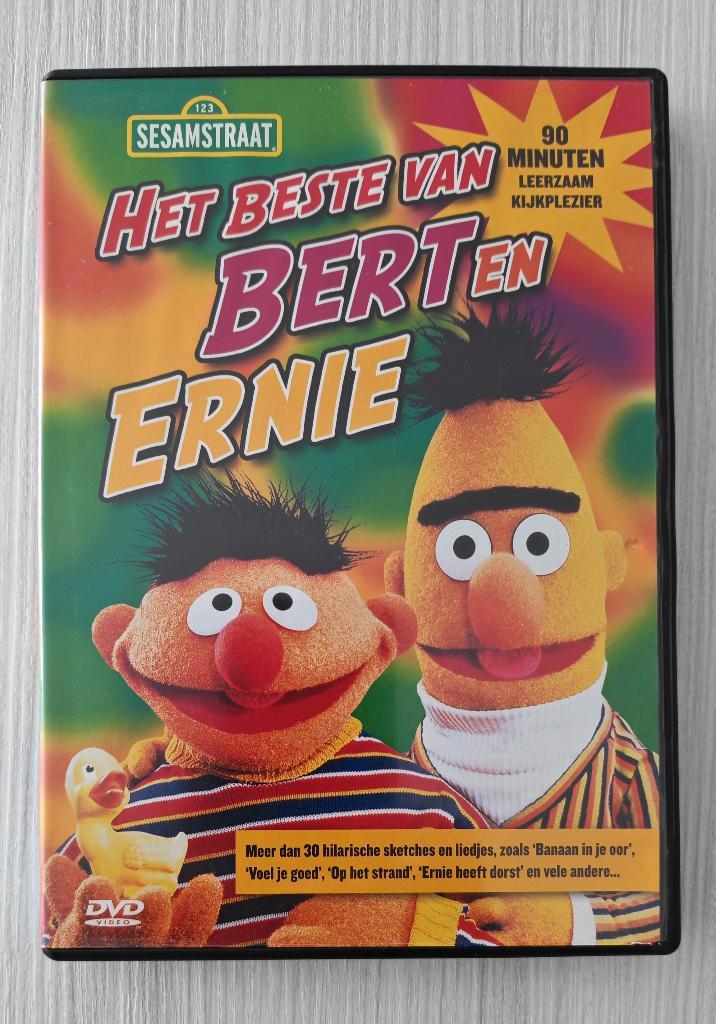 BERT en ERNIE - Het beste van Bert en Ernie (DVD), Cd's en Dvd's, Dvd's | Kinderen en Jeugd, Zo goed als nieuw, Poppen, Alle leeftijden