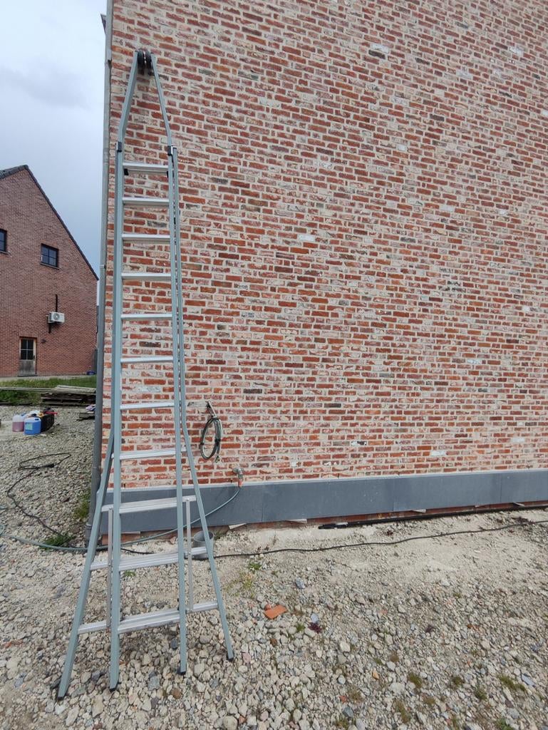 Dirks puntladder 2x11, Ophalen