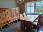 massieve eetkamer in zeer goede staat, Huis en Inrichting, Ophalen, Massief hout, stijl 1960