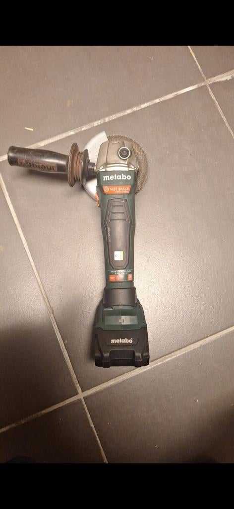 Slijpmachine 18v metabo, Ophalen