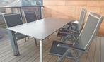 Zware luxe tuinstoelen en tafel, Ophalen, Aluminium
