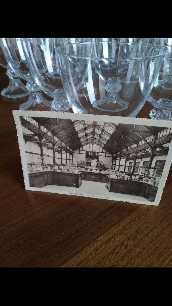 Te koop glasservies kristal val st lambert, Enlèvement ou Envoi