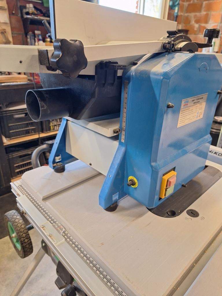 Mini vlakschaaf/ vandiktebank, Ophalen