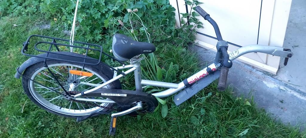 Aanhang fiets met bevestiging., Ophalen