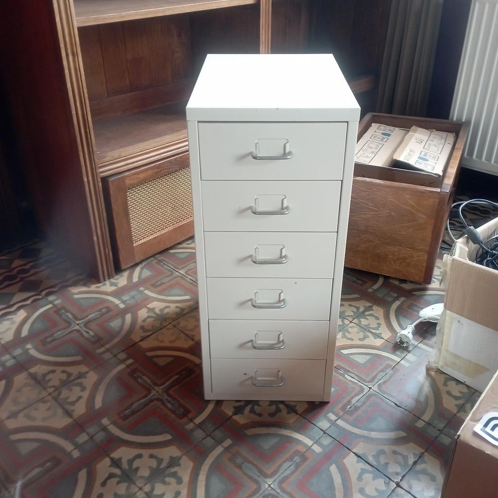 Ikea Helmer wit metalen ladeblok, Ophalen