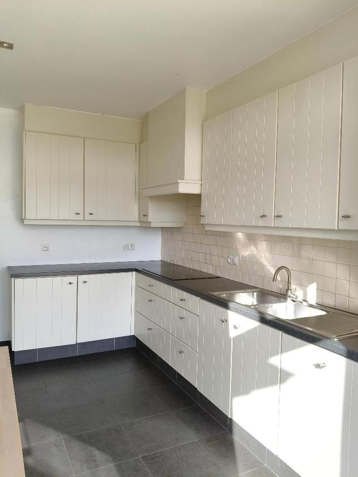 Keuken, Huis en Inrichting, Keuken | Complete keukens, Gebruikt, Hoekkeuken, Crème, Kunststof, Ophalen