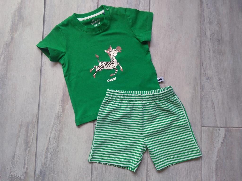 ★ M68 - Nieuwe Woody Pyjama zomer thema zebra, Nacht- of Onderkleding, Nieuw, Ophalen of Verzenden, Jongetje