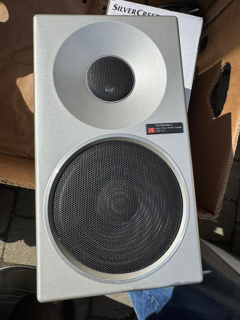 Luidsprekerset technics SB-F1, Audio, Tv en Foto, Luidsprekerboxen, Ophalen, Gebruikt, Front, Rear of Stereo speakers, Overige merken
