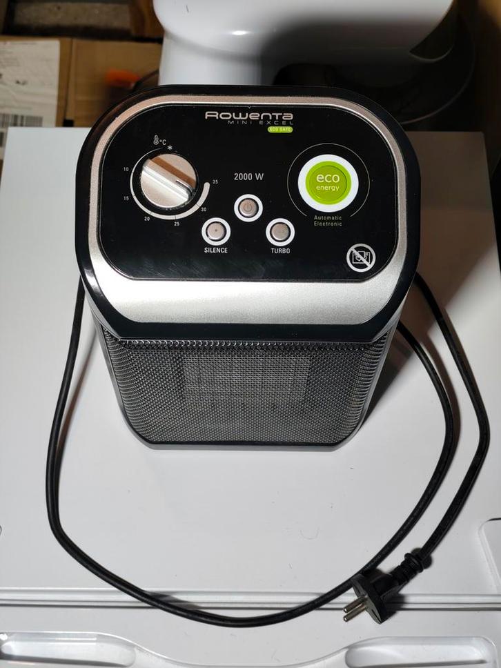 Petit chauffage électrique Rowenta, Bricolage & Construction, Chauffage & Radiateurs, Utilisé, 800 watts ou plus, Moins de 30 cm