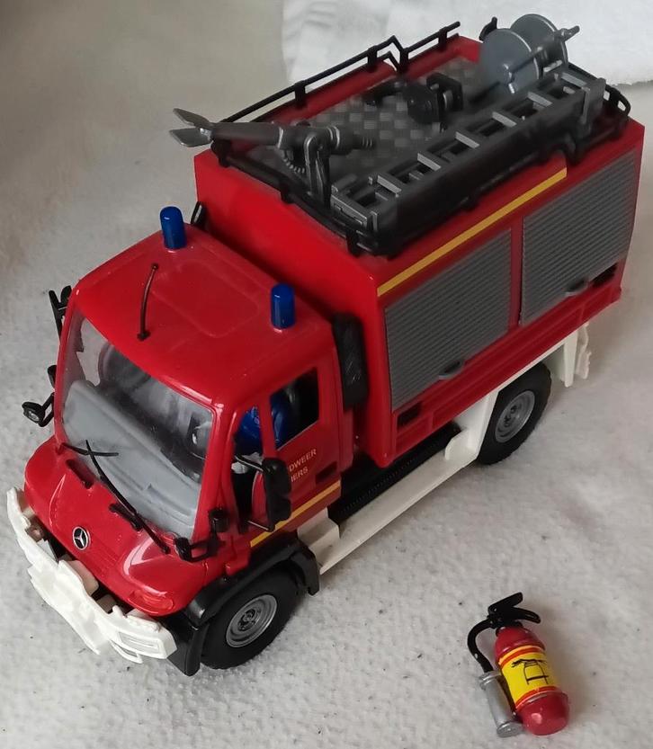 Brandweerwagen en watertrailer, Kinderen en Baby's, Speelgoed |Speelgoedvoertuigen, Zo goed als nieuw, Ophalen of Verzenden