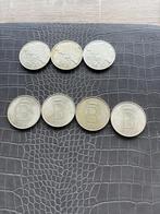 3x 500 frank zilver België 1980 + 4x 250 frank Boudewijn, Enlèvement ou Envoi, Monnaie en vrac, Argent, Argent