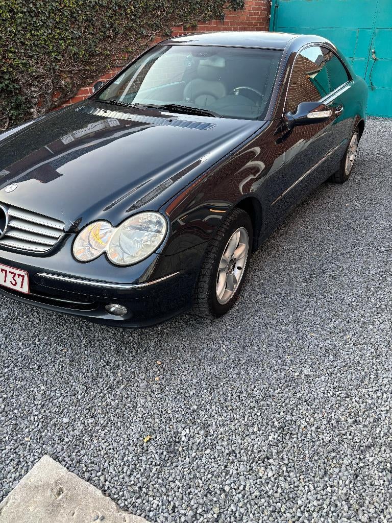 Mercedes CLK 200 Benzine, Autos, Cuir, Achat, Capteur de lumière, Noir