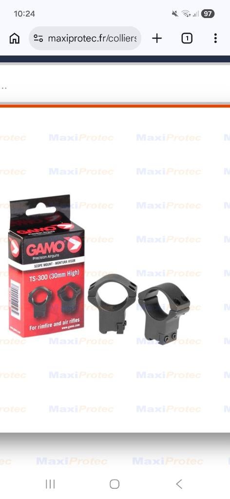 Montage lunette optique de tir, Sports & Fitness, Accessoires de sport de tir, Neuf, Enlèvement