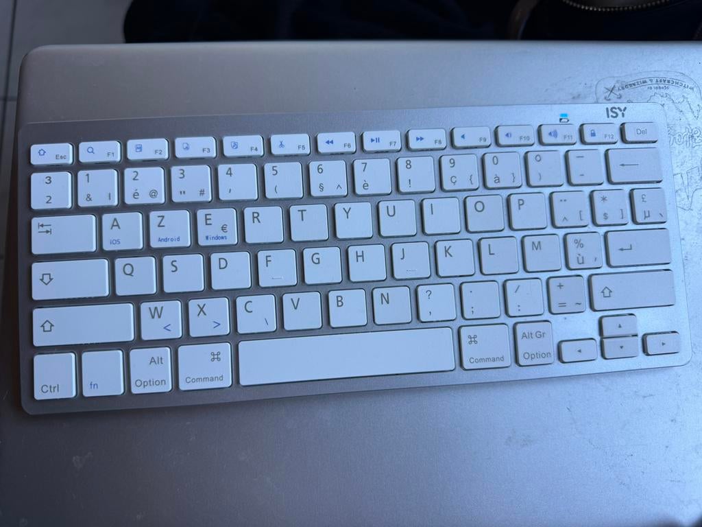 Bluetooth toetsenbord, Ophalen, Azerty, Zo goed als nieuw, Draadloos