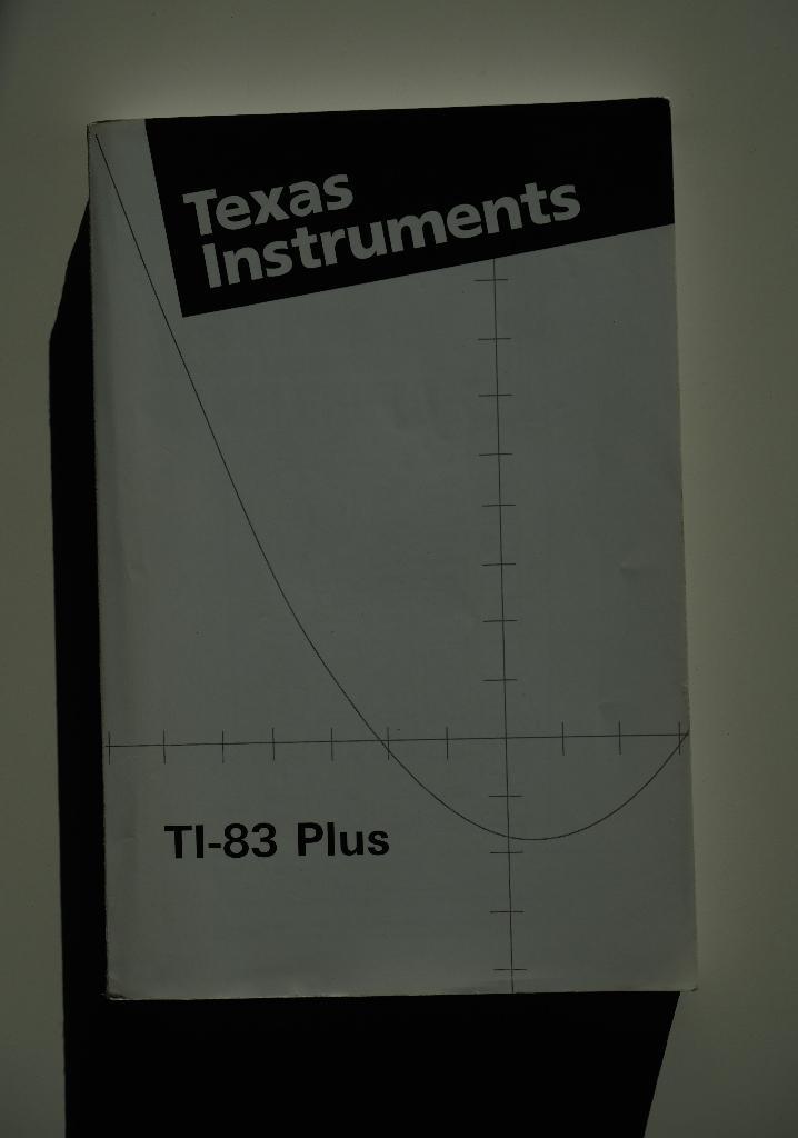 TI-83 Plus handleiding Texas Instruments, Boeken, Informatica en Computer, Zo goed als nieuw, Vakgebied of Industrie, Ophalen