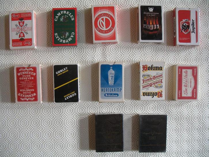 Speelkaarten, dranken, 12 blokken, Verzamelen, Speelkaarten, Jokers en Kwartetten, Speelkaart(en), Ophalen of Verzenden