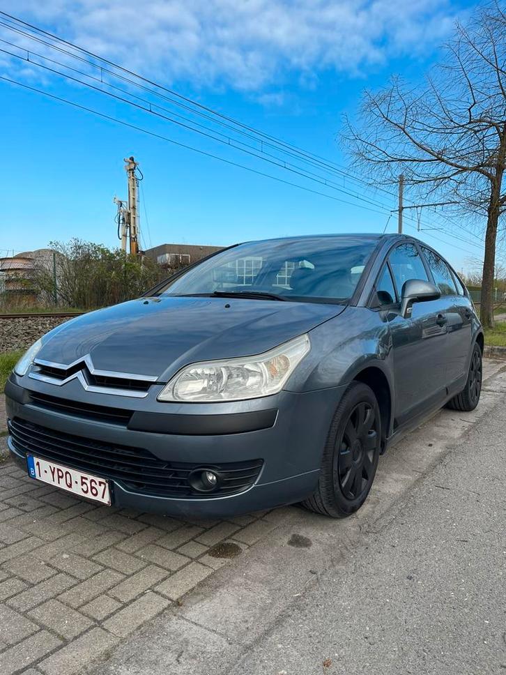 Citroën C4 te koop, Autos, Citroën, Particulier, C4, Essence, Euro 4, Berline, 5 portes, Boîte manuelle, Bleu, Noir, Enlèvement