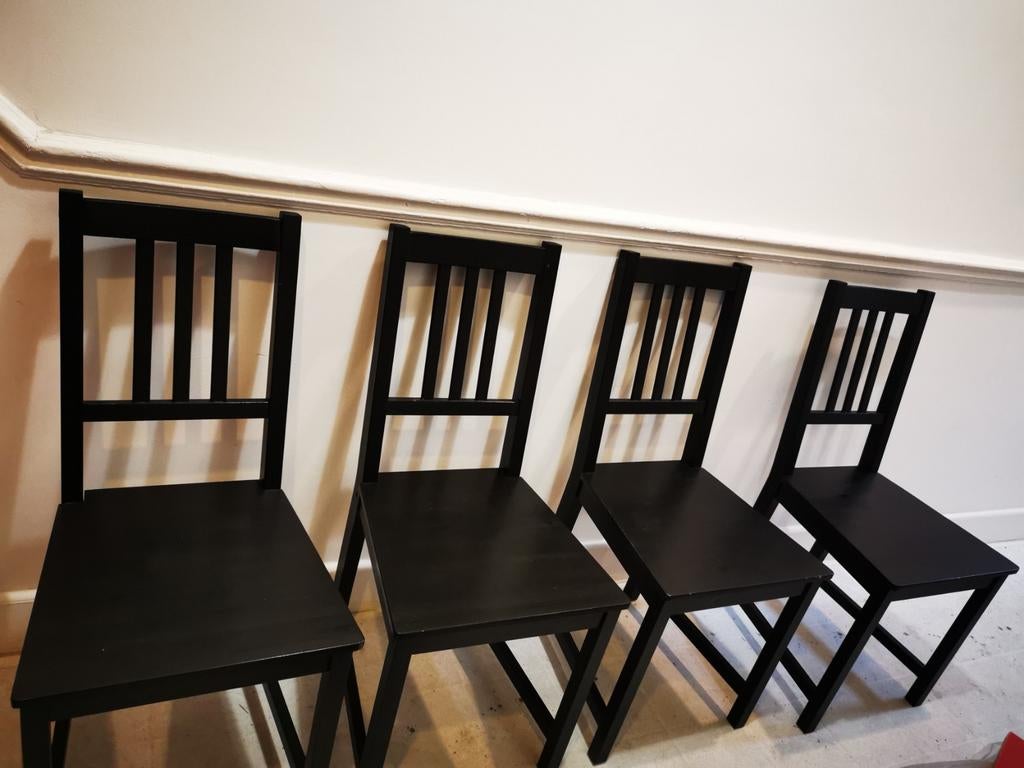 4 Chaises Ikea de type Stefan, Maison & Meubles, Chaises, Enlèvement