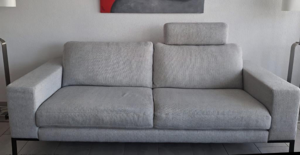 3-Zitsbank van het merk Prominent, Ophalen, Driepersoons, Zo goed als nieuw, Rechte bank