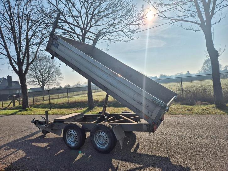 Saris 3 kanten kipper 3500kg, Auto diversen, Aanhangers en Bagagewagens, Ophalen