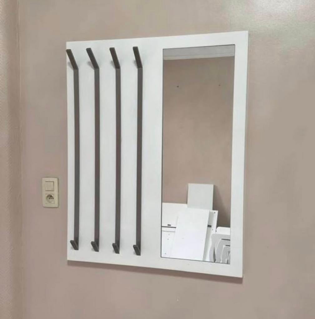 Miroir avec porte manteau, Bricolage & Construction, Enlèvement, Comme neuf