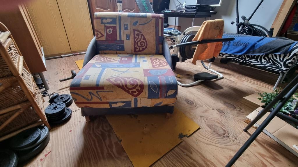 Zetelbed, op te poetsen, voor 1 persoon,  72 op 200, Ophalen, Gebruikt, Overige maten, 200 cm