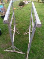 Schragen bouw (galvanise), Doe-het-zelf en Bouw, Steigers, Ophalen, Zo goed als nieuw, Overige typen, Minder dan 2 meter