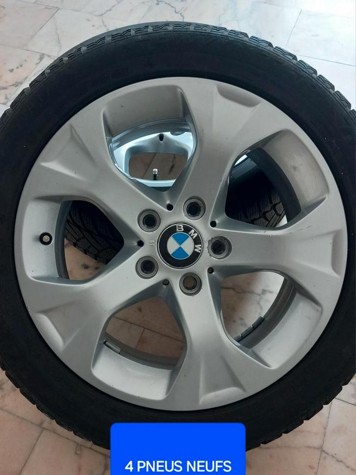 Bmw 17' velgen (concaaf) + 4 nieuwe Dunlop-banden, Auto-onderdelen, Banden en Velgen, Banden en Velgen, All Season, 17 inch, Nieuw
