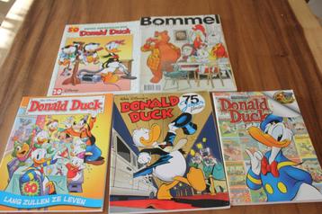 5 X DONALD DUCK BOMMEL BIJNA NIEUWSTAAT disponible aux enchères