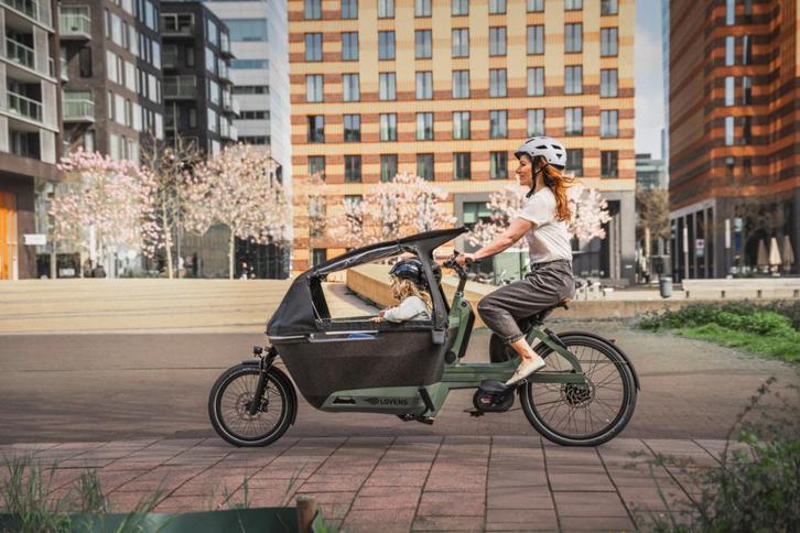 KORTING van €840 op de DEMO LOVENS EXPLORER, Fietsen en Brommers, Fietsen | Bakfietsen, Zo goed als nieuw, Overige merken, 3 kinderen