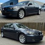 BMW 5 Serie Sedan 2009  –2.0 Benzine – Automaat – 250367km, Autos, BMW, Cuir, Argent ou Gris, Automatique, Particulier