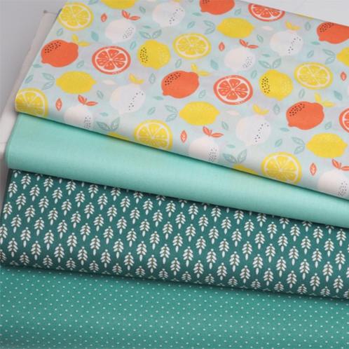6109) 4 stukkenx70x50cm stoffenpakketten vakantie 2, Hobby en Vrije tijd, Stoffen en Lappen, Nieuw, Katoen, 30 tot 120 cm, 30 tot 200 cm