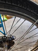 Kinderfiets 24 inch blauw-wit, Enlèvement, Utilisé, 24 pouces, Vitesses