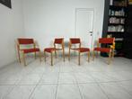 Set van vier vintage Deense stoelen Kvist Mobler, Ophalen