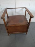 Houten Wc Pot Antiek Toiletstoel Toilet Stoel, Antiek en Kunst, Ophalen
