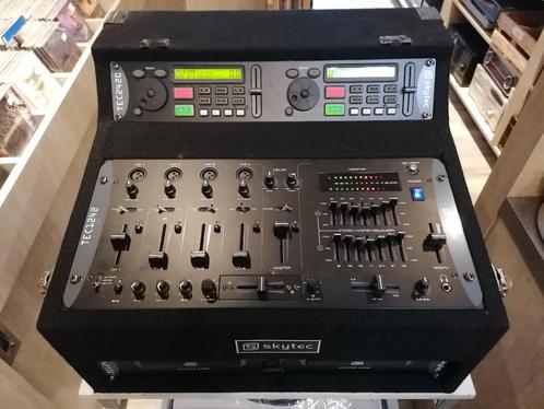 Skytec DJ set dubbele cd-speler TEC2420 + TEC1242, Muziek en Instrumenten, Dj-sets en Draaitafels, Zo goed als nieuw, Dj-set, Overige merken