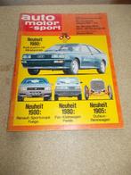 AUTO MOTOR UND SPORT AUDI RENAULT FIAT 1980, Livres, Autos | Brochures & Magazines, Audi, Utilisé, Enlèvement ou Envoi