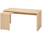 Houten bureau van Malm, Ophalen of Verzenden, Zo goed als nieuw, Bureau