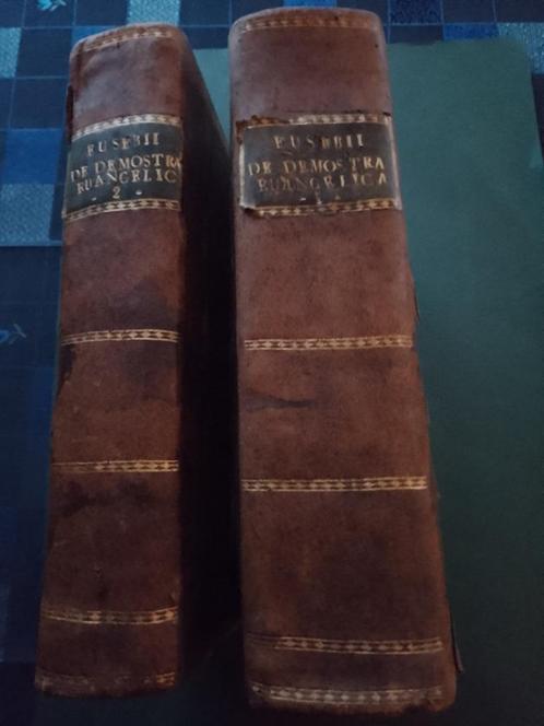 ANTIEKE BOEKEN EUSEBII  PAMPHILI   1628, Antiquités & Art, Antiquités | Livres & Manuscrits, Enlèvement ou Envoi