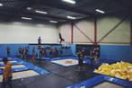 Supertramp 5x5 meter! (Professionele trampoline!), Sport en Fitness, Turnen, Ophalen, Zo goed als nieuw, Blauw, Materiaal