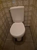 Toilet met spoelbak en wc bril, Ophalen, Toilet