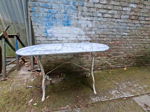 Gietijzeren Bistrotafel, Tuin en Terras, Tuintafels, Ophalen