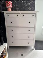 Ikea Hemnes wit/grenen ladekast, Ophalen, 100 tot 150 cm, 5 laden of meer, 100 tot 150 cm