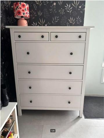 Ikea Hemnes wit/grenen ladekast beschikbaar voor biedingen