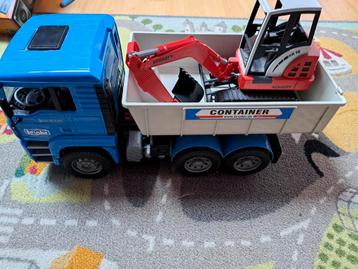 Bruder camion porte container, Enlèvement, Comme neuf