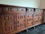 Spaanse dressoir en kast, Huis en Inrichting, Ophalen, Gebruikt, Spaanse meubelen, Eikenhout