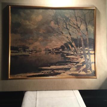Tableau peinture de Albert Saverys, Enlèvement