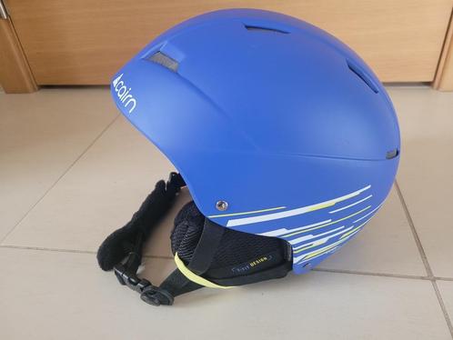 CAIRN BOSS J kinderskihelm blauw 54/56 cm, Sport en Fitness, Skiën en Langlaufen, Zo goed als nieuw, Overige typen, Ski, Overige merken