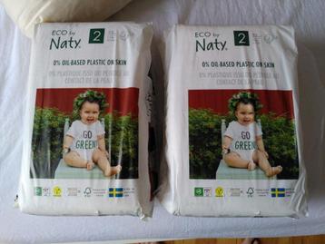 Couches/Langes EcoNaty taille 2 (3-6kg), Enlèvement, Neuf